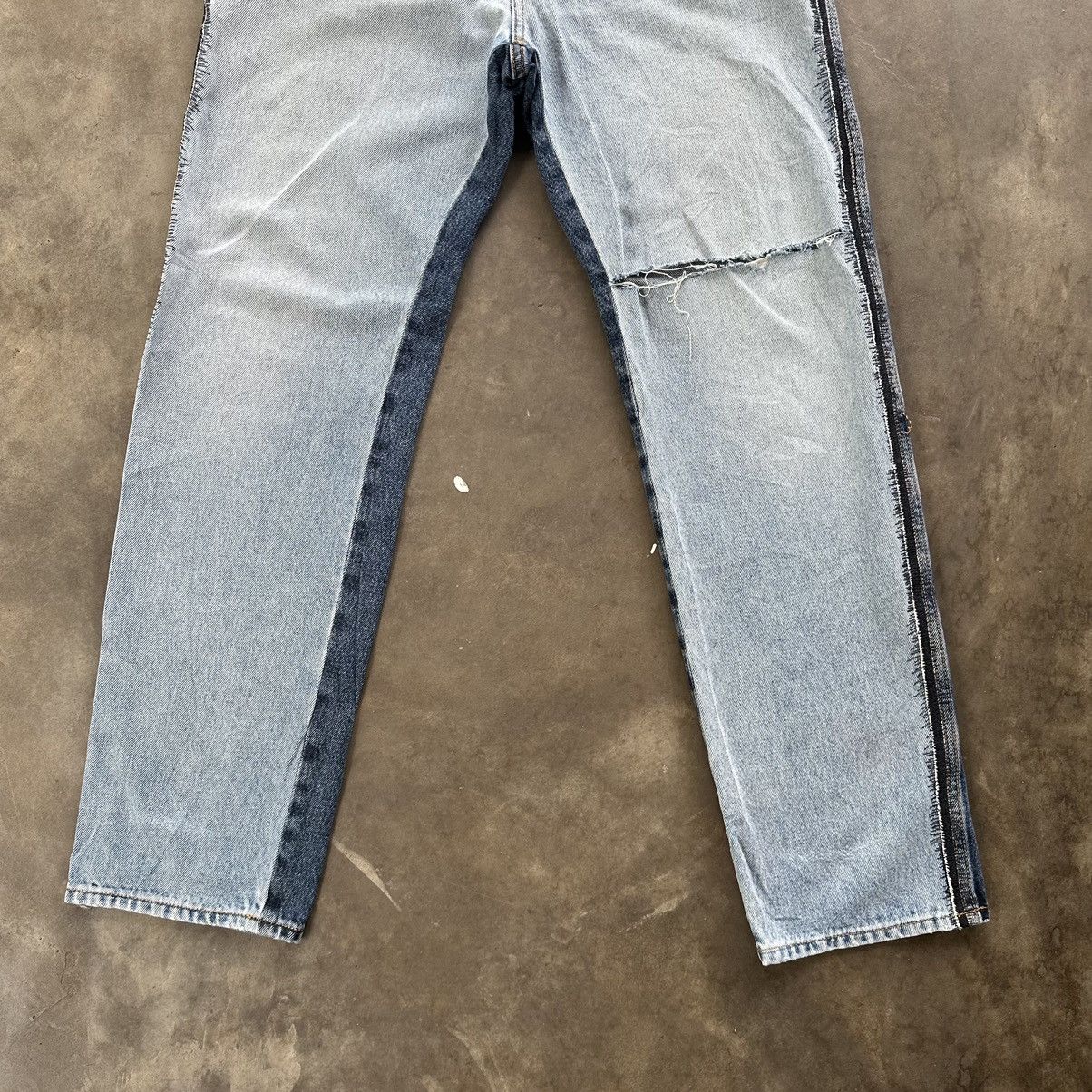 Japanese Brand × Jean × Vintage Vintage Diesel Faded Distressed D Macs Denim Jean Pant Size US 33 - 3 Thumbnail