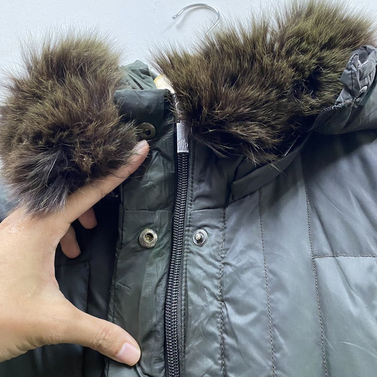 Moncler Moncler vintage black faded long jacket down puffer coat Size US S / EU 44-46 / 1 - 14 Thumbnail