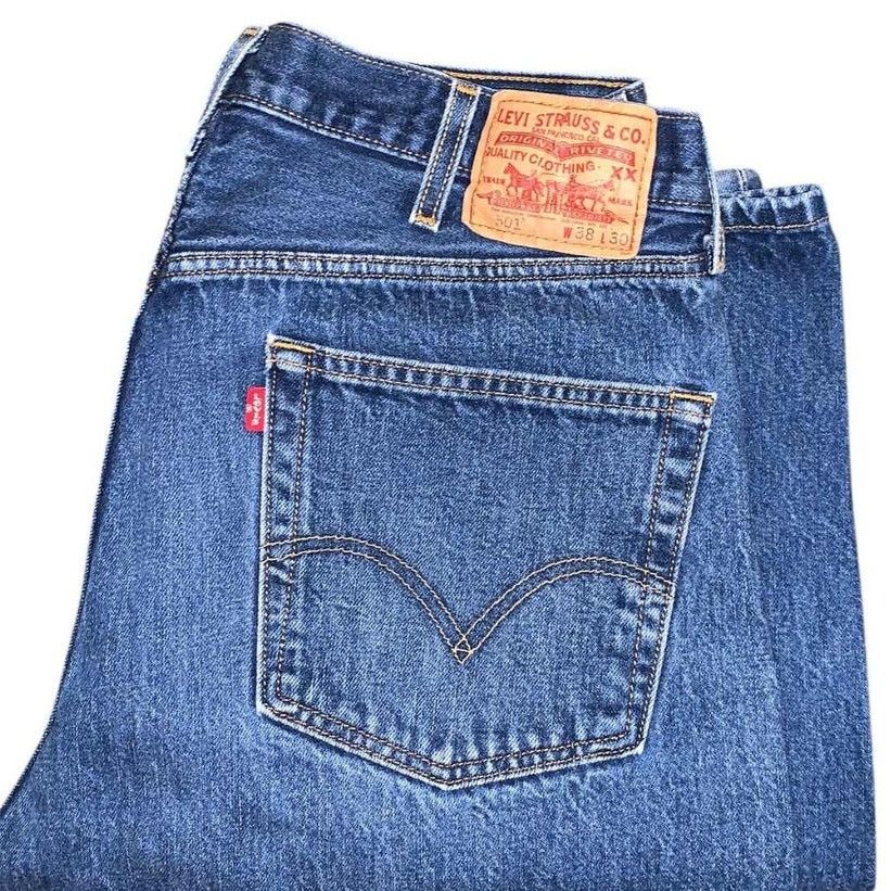 Levi's Vintage Levi's 501 Denim Jean Regular Fit Straight Leg 38x30 Size US 38 / EU 54 - 7 Thumbnail