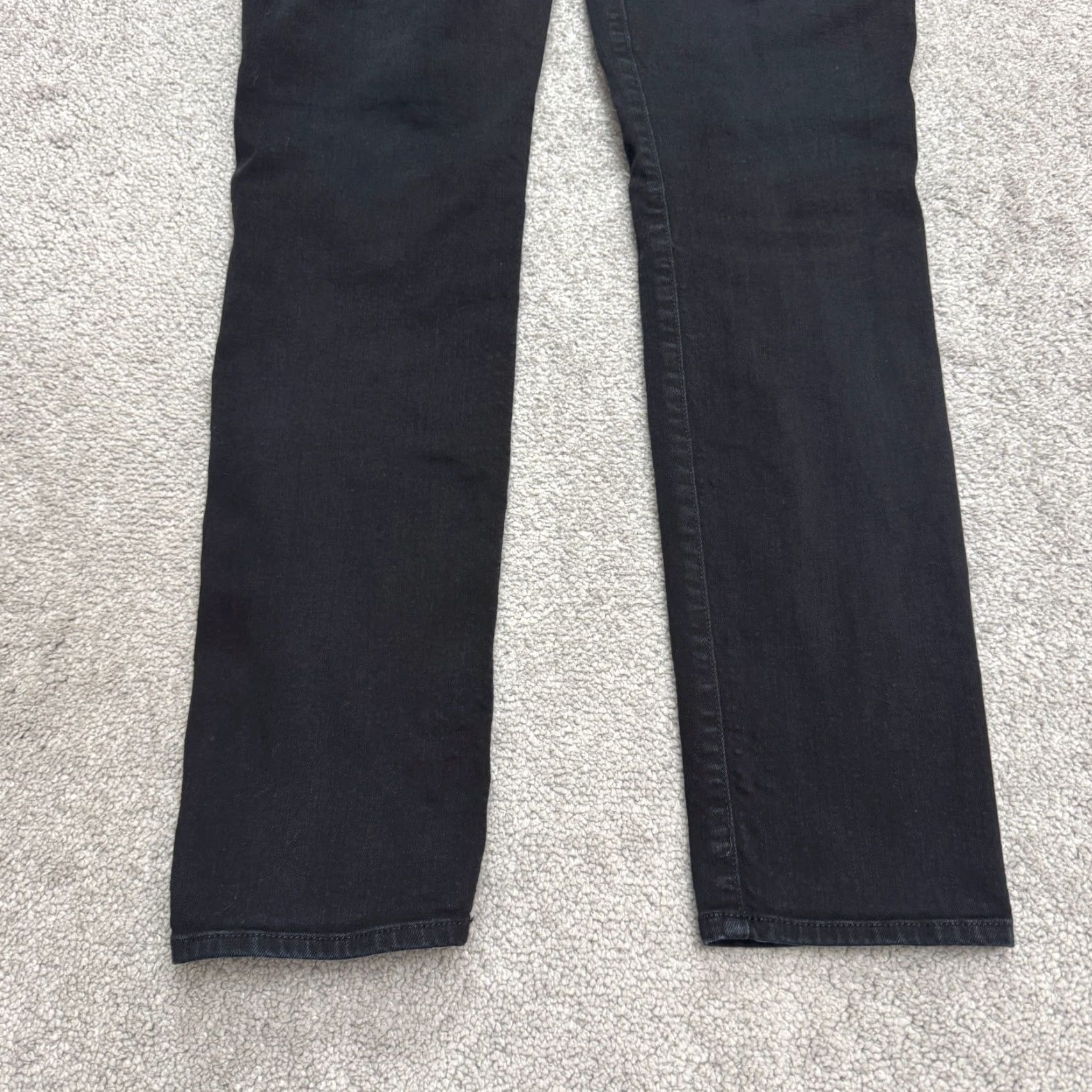 J Brand J Brand 811 Skinny Jeans Womens 28 Shadow Black Mid Rise Stretch Denim 5-Pocket Design Button Zip Inseam 28 Size 28" / US 6 / IT 42 - 6 Thumbnail