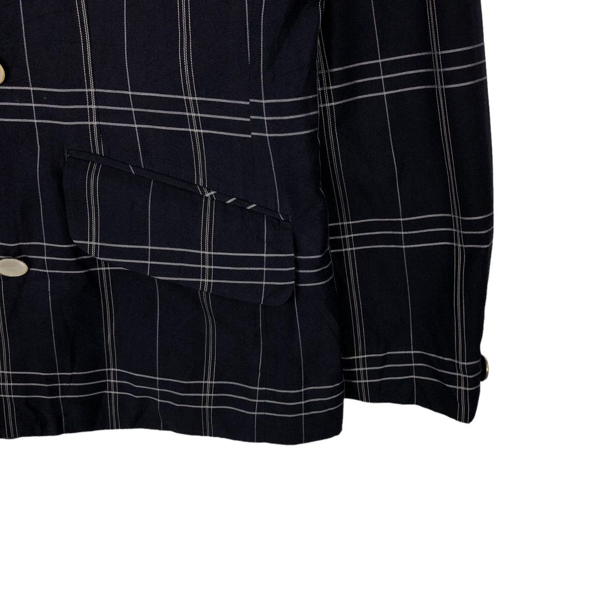 Burberry VINTAGE BURBERRYS DOUBLE BREAST JACKET TARTAN DESIGN Size US S / EU 44-46 / 1 - 4 Thumbnail