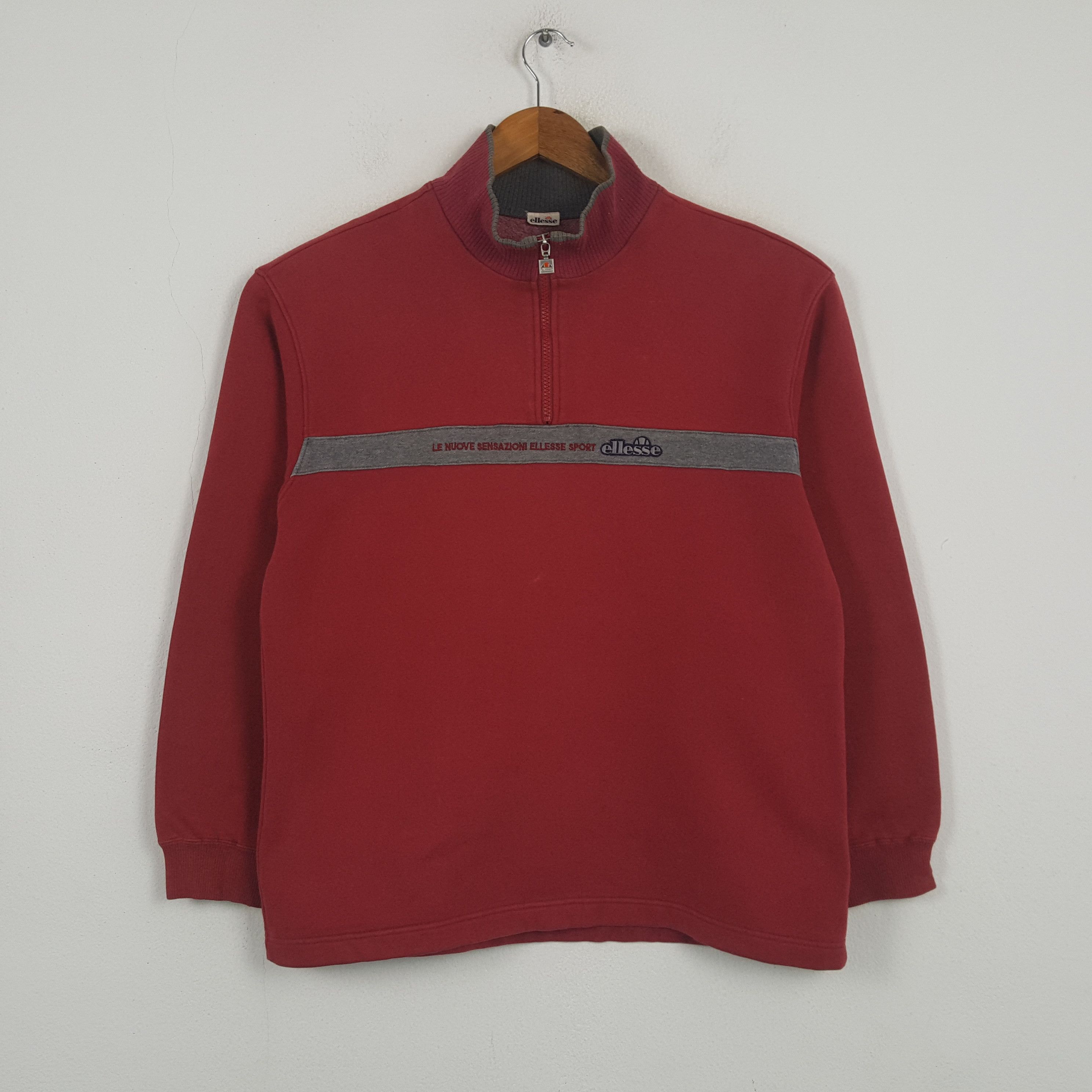 Vintage ELLESSE Tennis Sportswear Sweater C295N4 - Main Image