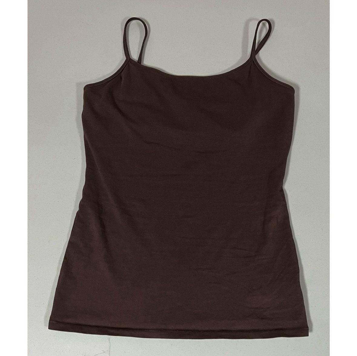 Express Express Brown Shelf-Bra Cami Camisole Tank Top Shirt Size M🤎 Size M / US 6-8 / IT 42-44 - 2 Thumbnail