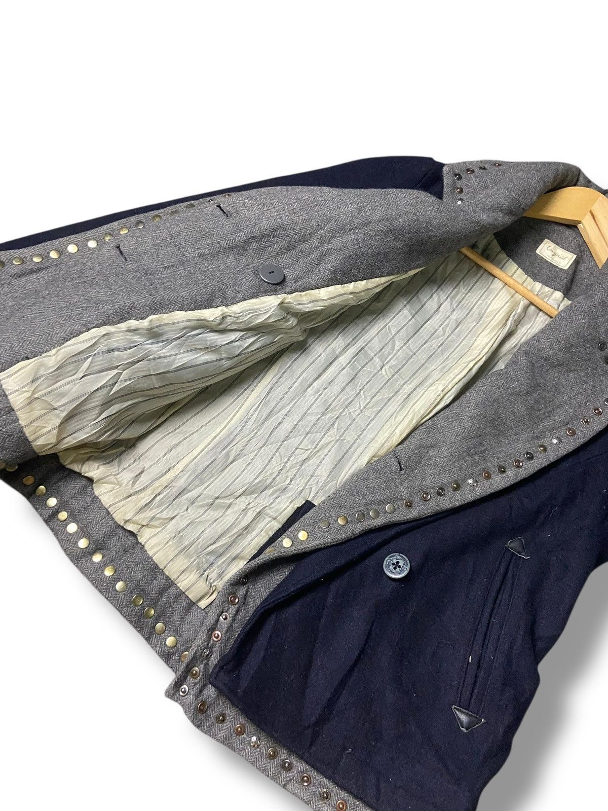 Japanese Brand × Seditionaries × Vintage UNGRID Japanese Brand Chesterfield Wool Coat (133) Size US M / EU 48-50 / 2 - 3 Thumbnail