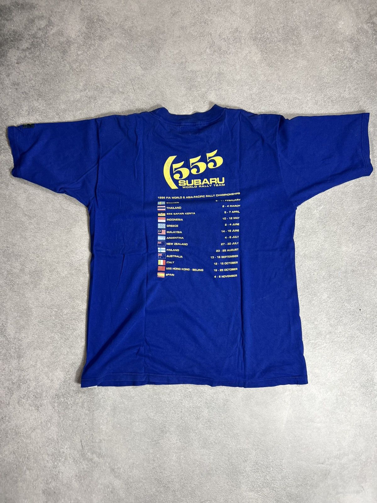 Vintage Vintage Hype SubarU Rally Team 1996 band tees Size US L / EU 52-54 / 3 - 6 Thumbnail