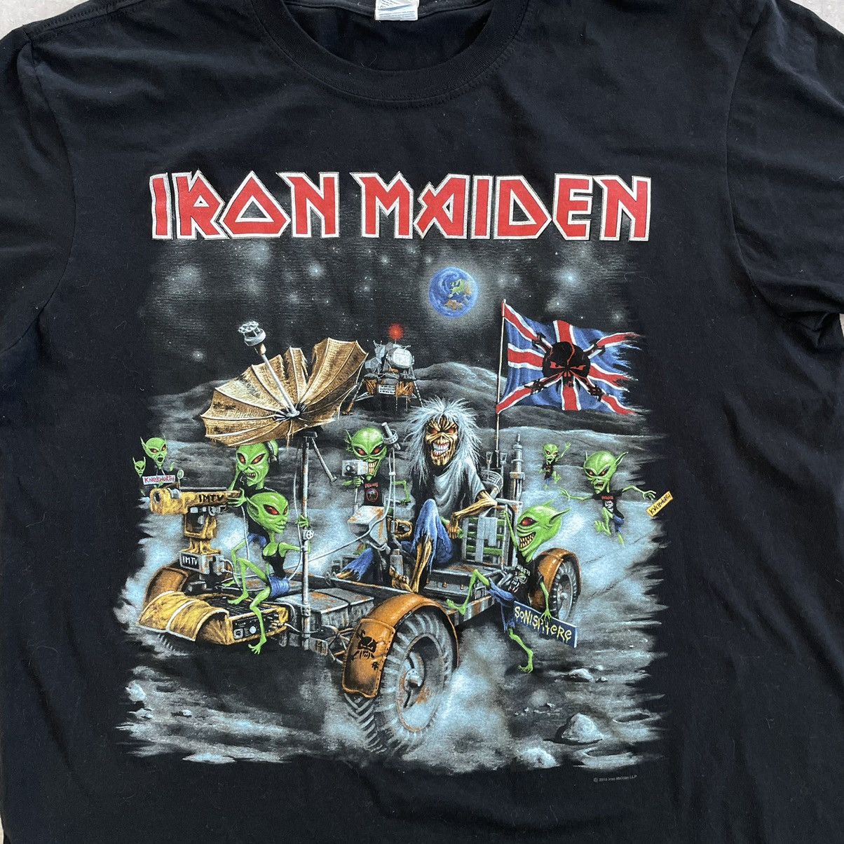 Iron Maiden × Vintage Vintage 00’s Iron Maiden t-shirt y2k Size US XL / EU 56 / 4 - 4 Thumbnail