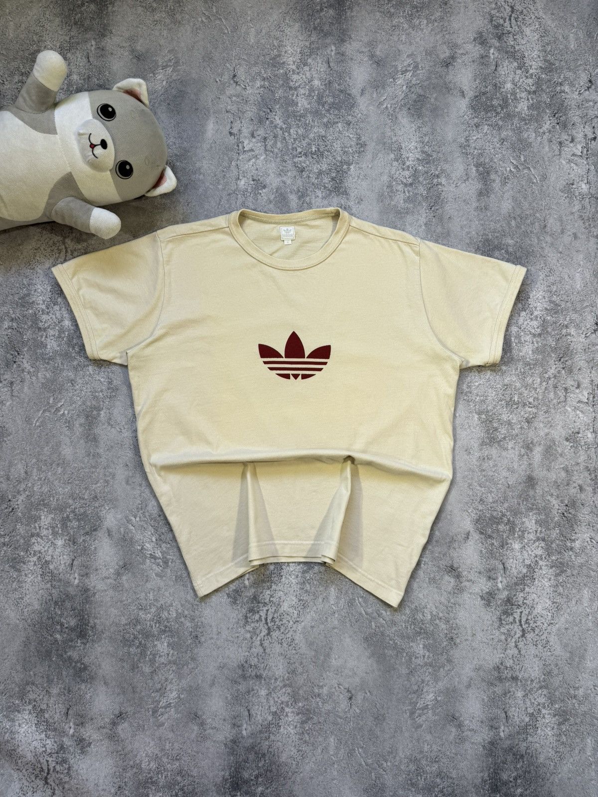 Adidas Adidas vintage tee t-shirt big logo Size US L / EU 52-54 / 3 - 1 Thumbnail