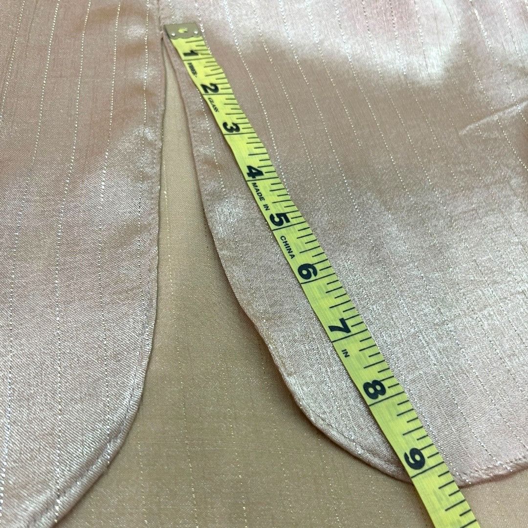 Other Vintage ILGWU Gold Metallic Long-Sleeve Dress - Size 9 Size M / US 6-8 / IT 42-44 - 12 Thumbnail
