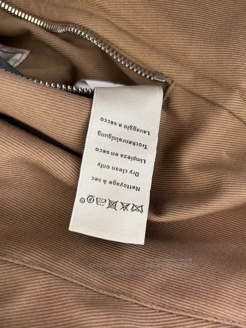 Hermes Hermes 2022 runway brown and green patchwork long reversib Size US S / EU 44-46 / 1 - 7 Thumbnail