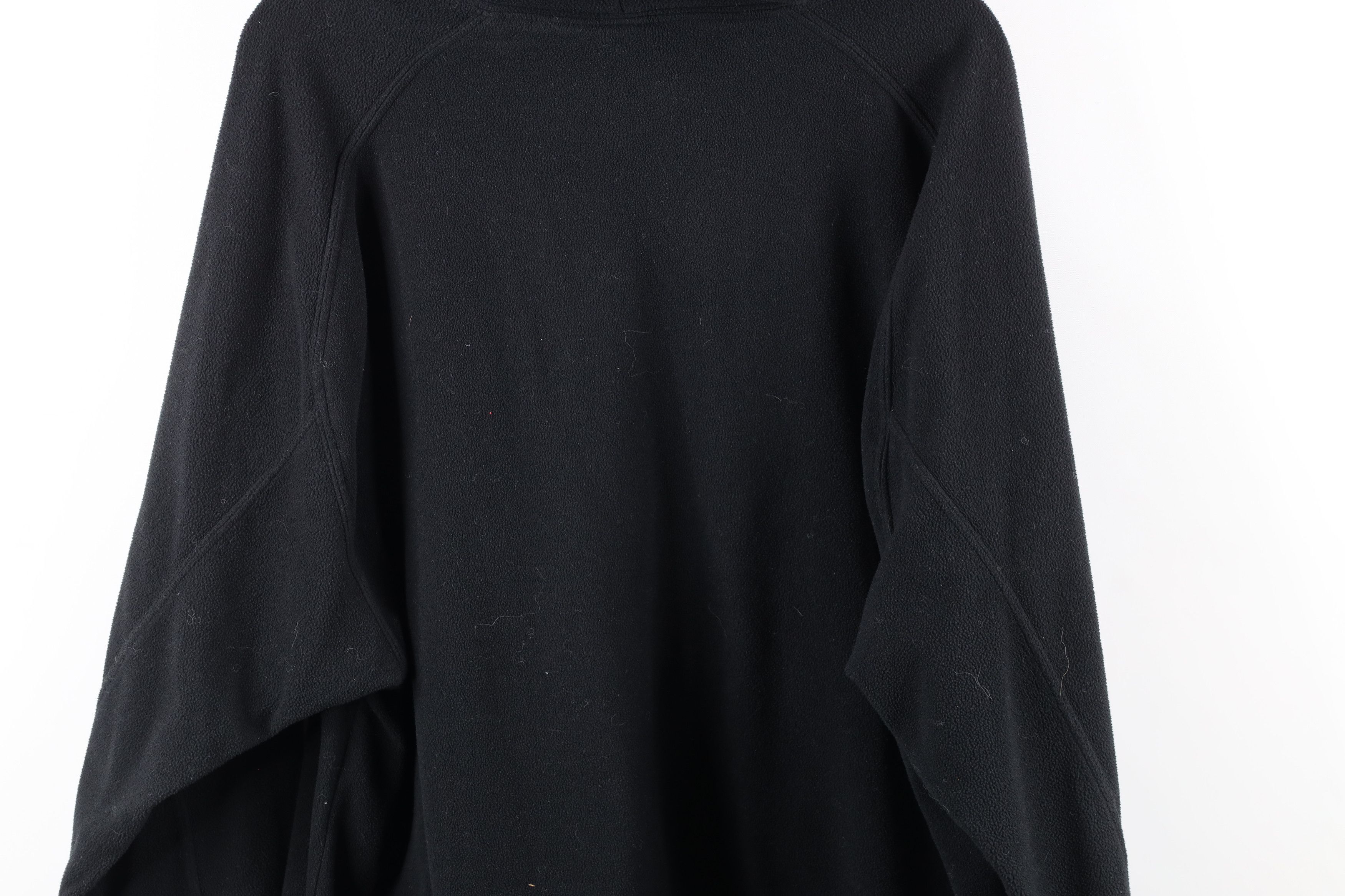 The North Face × Vintage Vintage 90s The North Face Spell Out Fleece Hoodie Black USA Size US L / EU 52-54 / 3 - 10 Thumbnail