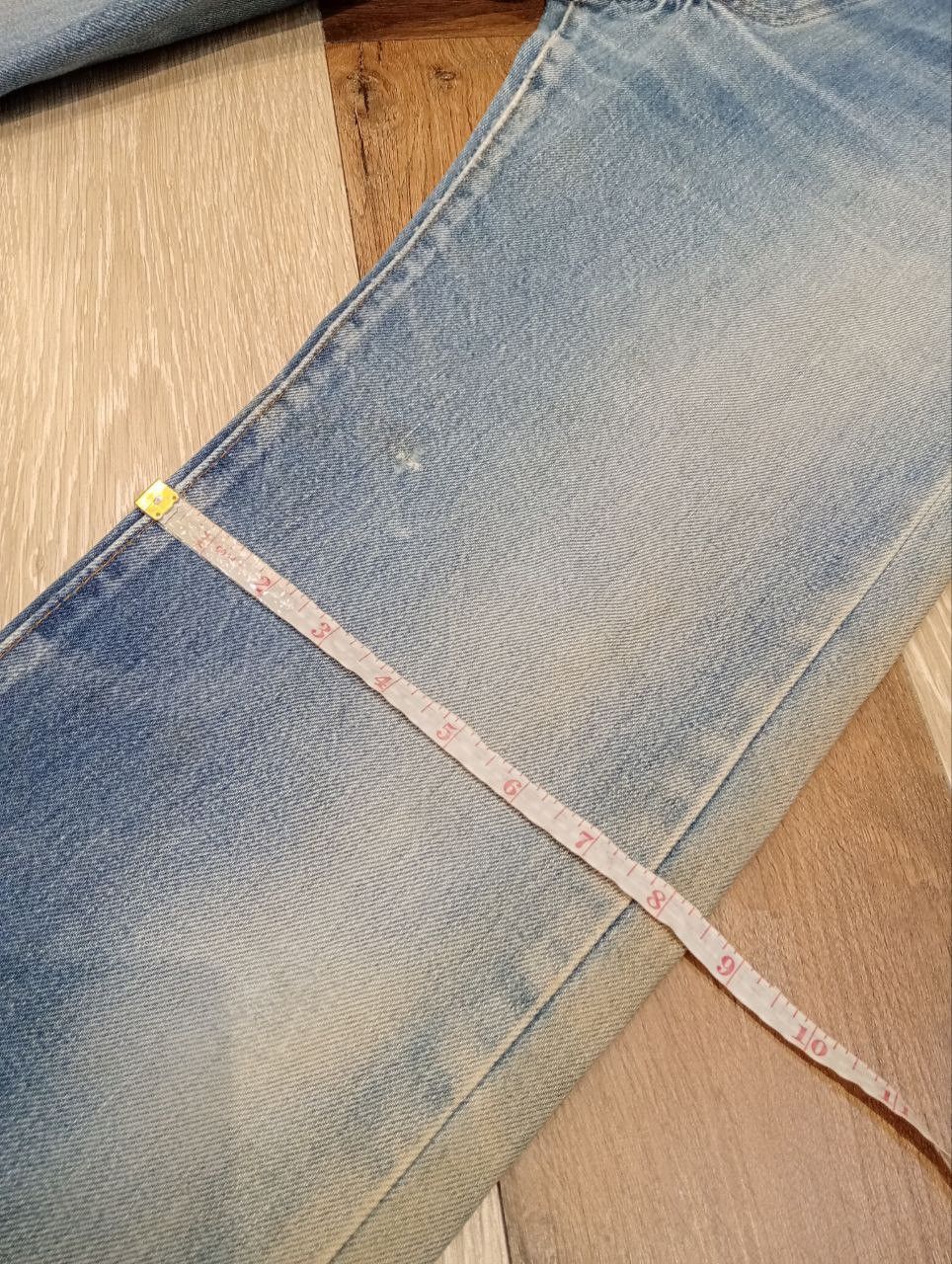 Levi's Vintage Clothing VINTAGE LEVI'S 501 TOP BUTTON #524 SELVEDGE BLUE DENIM PANTS Size US 29 - 20 Thumbnail