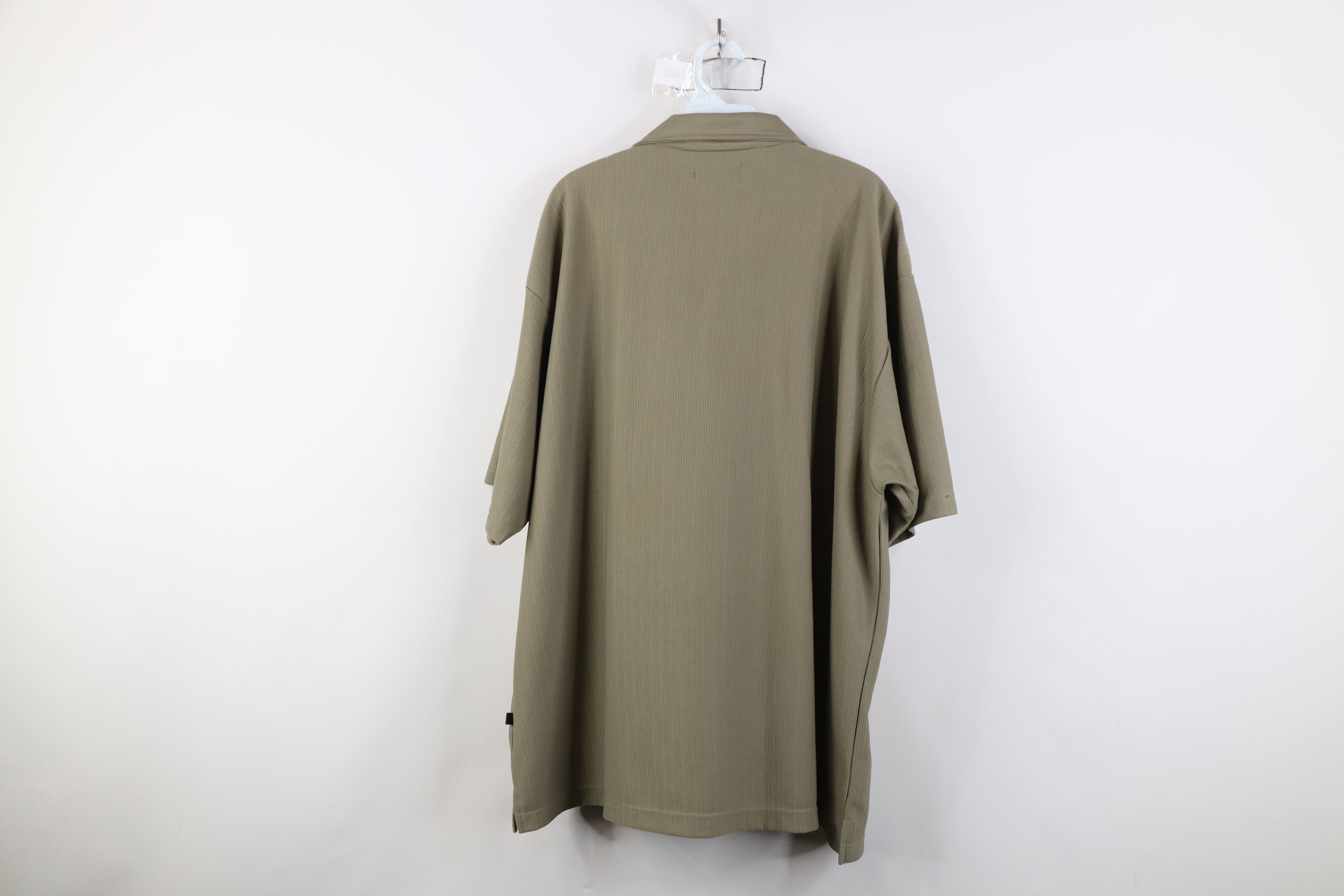 Vintage Vintage 90s Y2K Streetwear Knit Camp Collar Button Shirt Size US XL / EU 56 / 4 - 13 Thumbnail