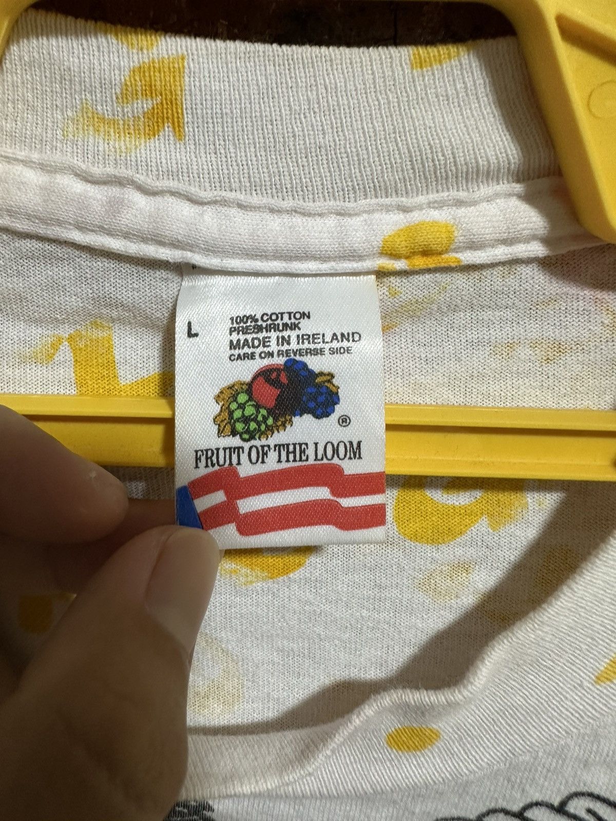 Fruit Of The Loom × Vintage Vintage 90s Golf Excuses Aop Faded Tee Size US L / EU 52-54 / 3 - 4 Thumbnail