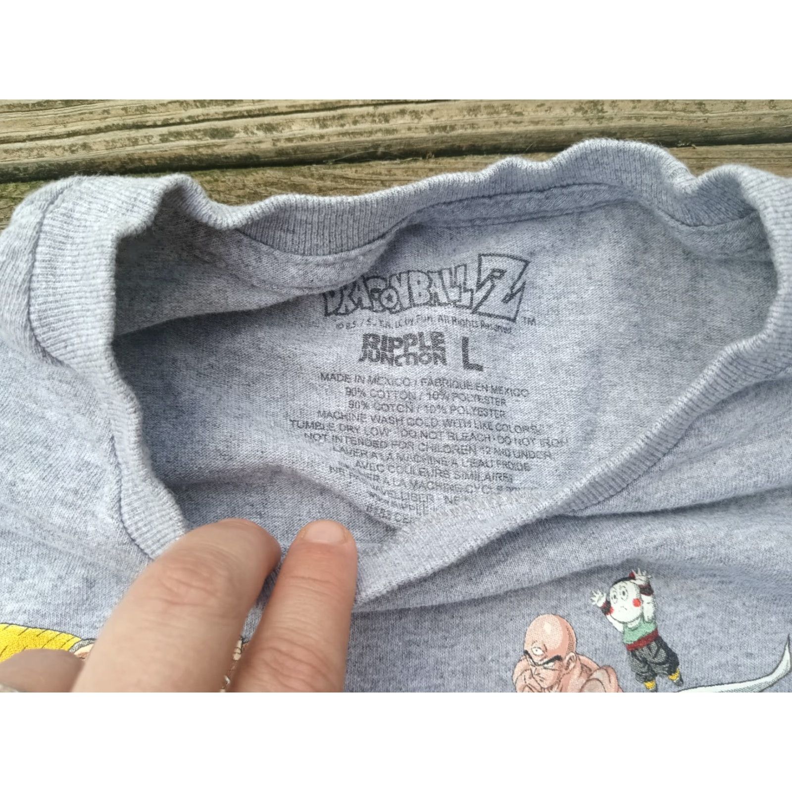 Ripple Junction **Ripple Junction Y2K Style Large Gray Goku T-Shirt** User: Ripple Junction Y2K Style Large Gray Goku T-Shirt Size US L / EU 52-54 / 3 - 3 Thumbnail