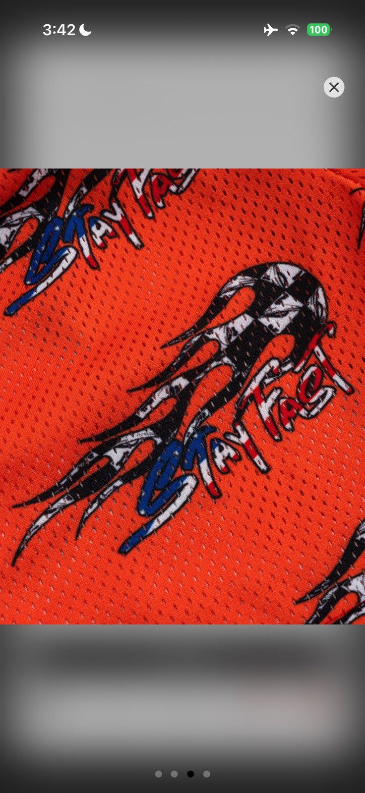 Eric Emanuel Eric Emanuel Matty Boy Short - Orange - Stay Fast - Large Size US 34 / EU 50 - 5 Thumbnail