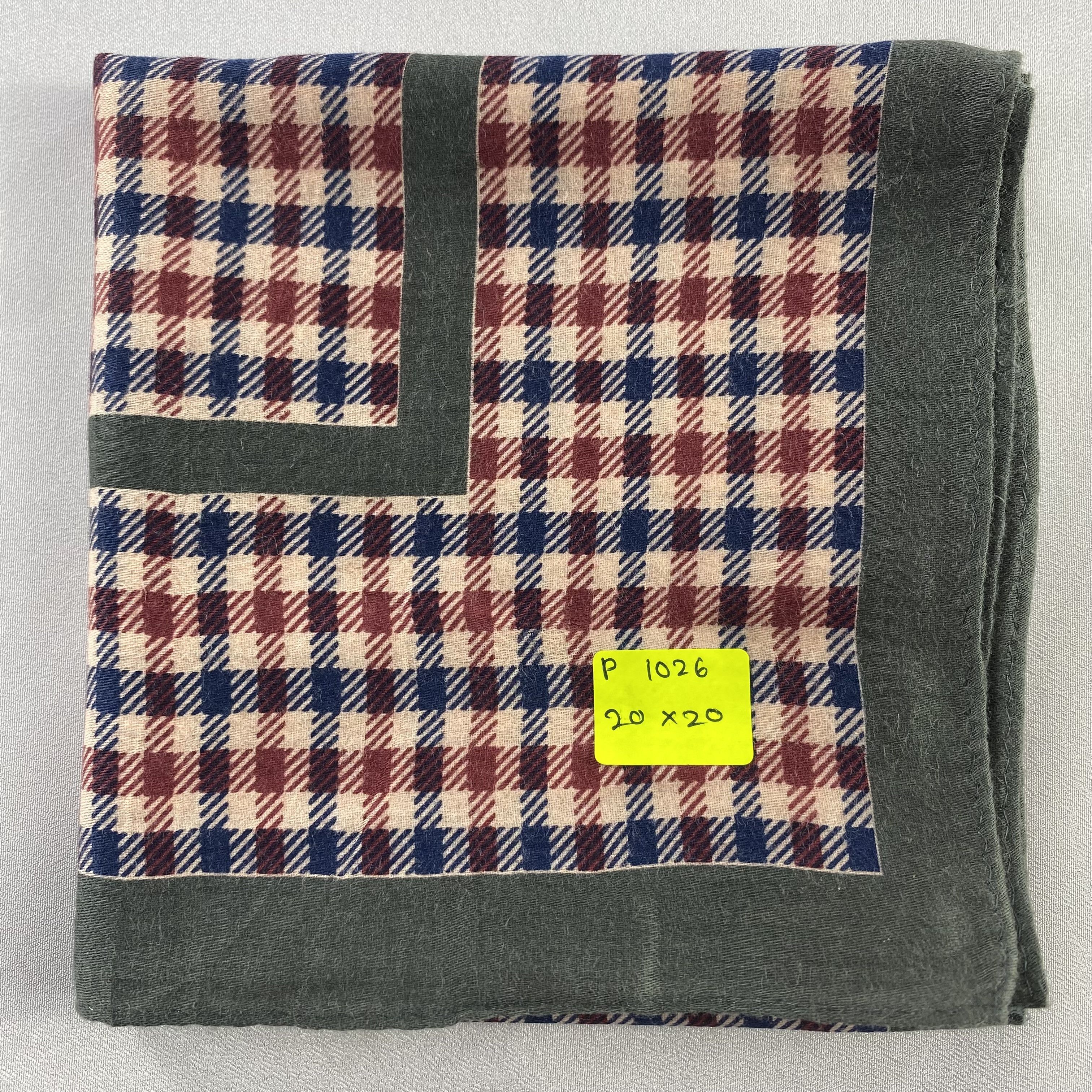 Aquascutum × Vintage Aquascutum Handkerchief / Neckerchief / Bandana-P1026 Size ONE SIZE - 6 Thumbnail