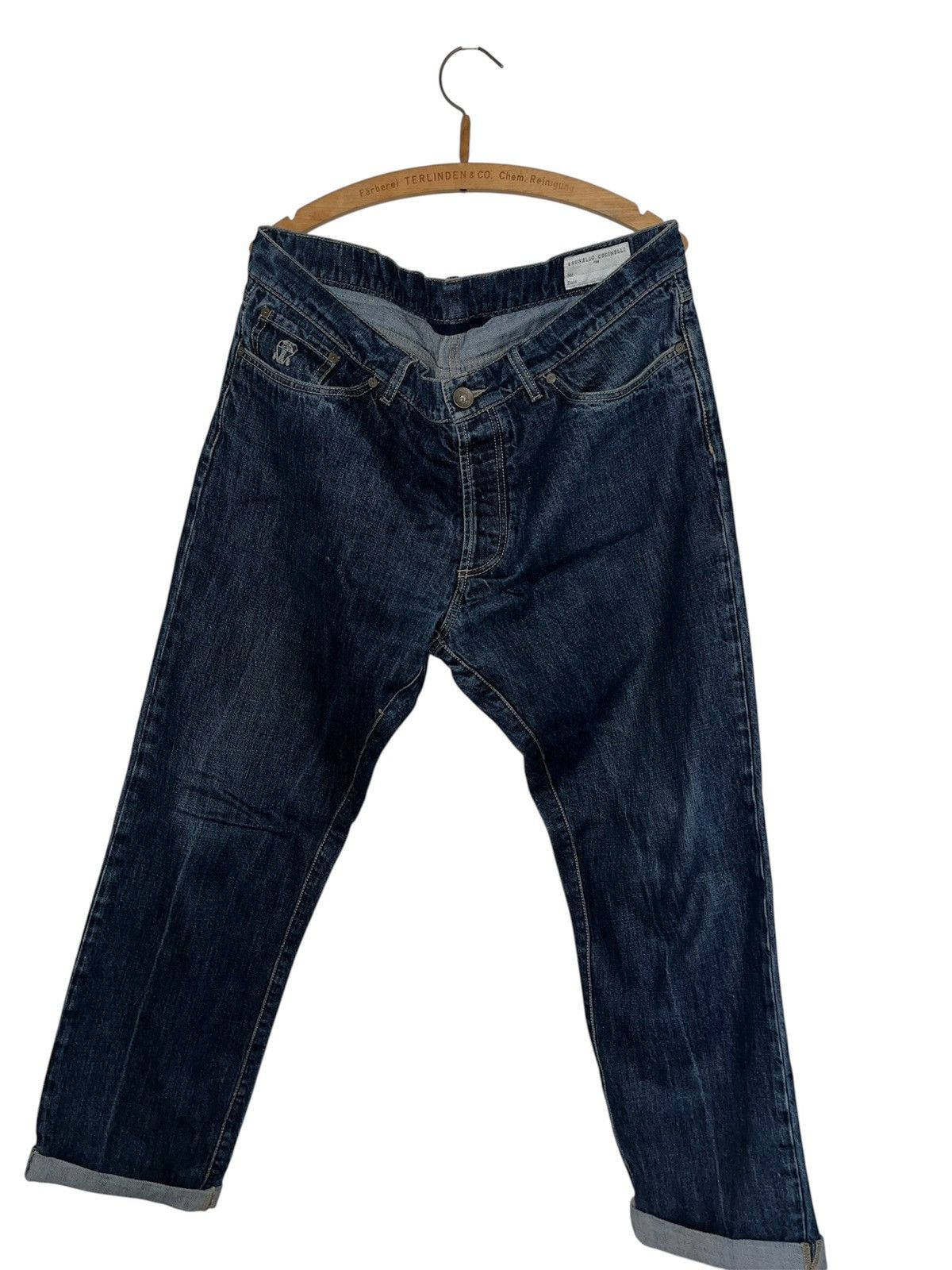 Brunello Cucinelli BrunelloCucinelliDarkWashDenimJeansMadeinItalyLuxuryDesigner Size US 36 / EU 52 - 1 Thumbnail