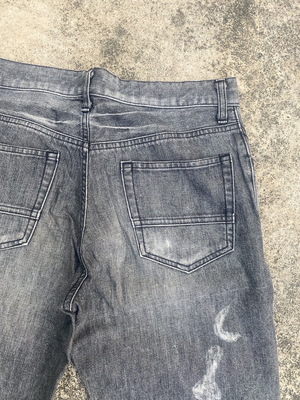 Japanese Brand × Le Grande Bleu (L.G.B.) Flare Jeans MkHomme Distressed Bootcut Size US 30 / EU 46 - 21 Thumbnail