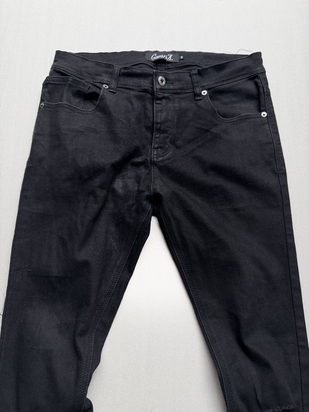 Japanese Brand Cavaria lace-up flare jeans Size US 27 - 2 Thumbnail