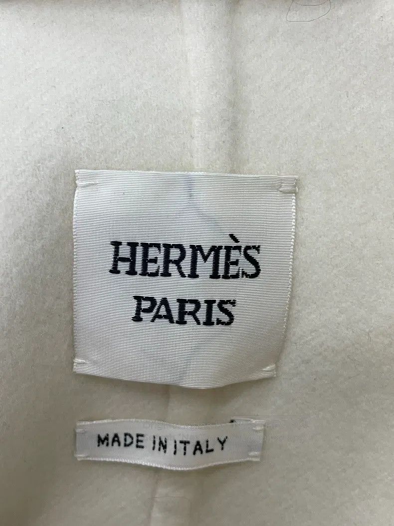 Hermes Hermes Beige Double-Breasted Cashmere Coat Size XS / US 0-2 / IT 36-38 - 4 Thumbnail