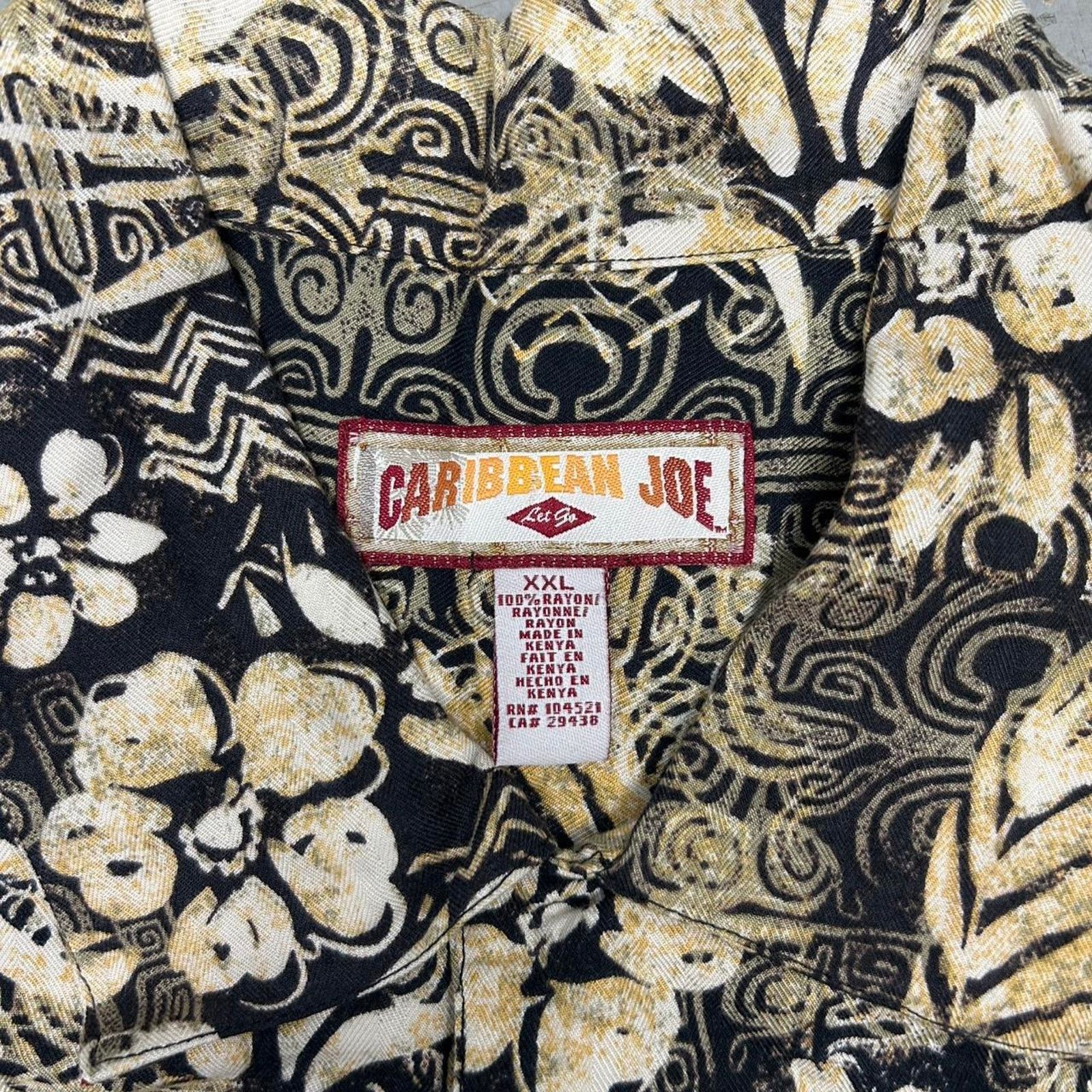 Other VTG/Y2K Caribbean Joe Hawaiian shirt 100% rayon Size US XXL / EU 58 / 5 - 3 Thumbnail