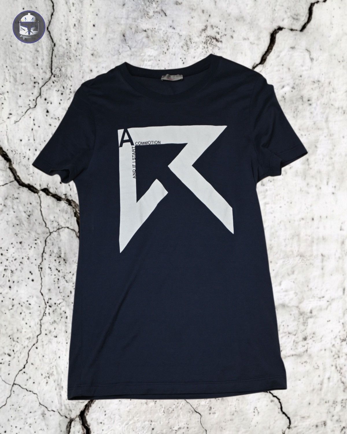 Dior × Hedi Slimane SS06 Dior Homme And If I Start A Commotion Tee
