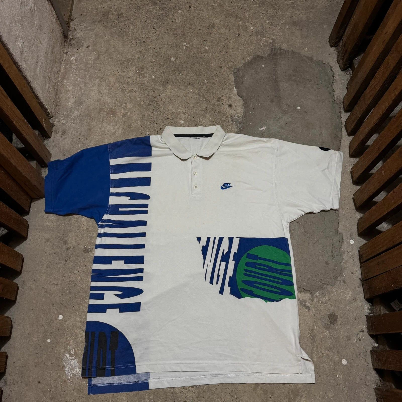 Nike Vintage 90s nike Challenge Court polo Size US XL / EU 56 / 4 - 1 Thumbnail