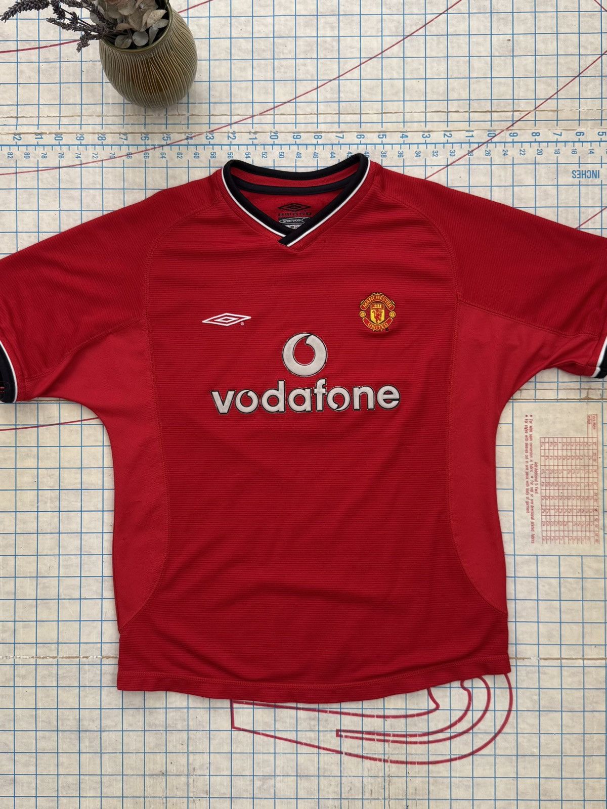 Umbro × Vintage Vintage Umbro Manchester United Wool Blend Jersey Fits XS Size US XS / EU 42 / 0 - 2 Thumbnail