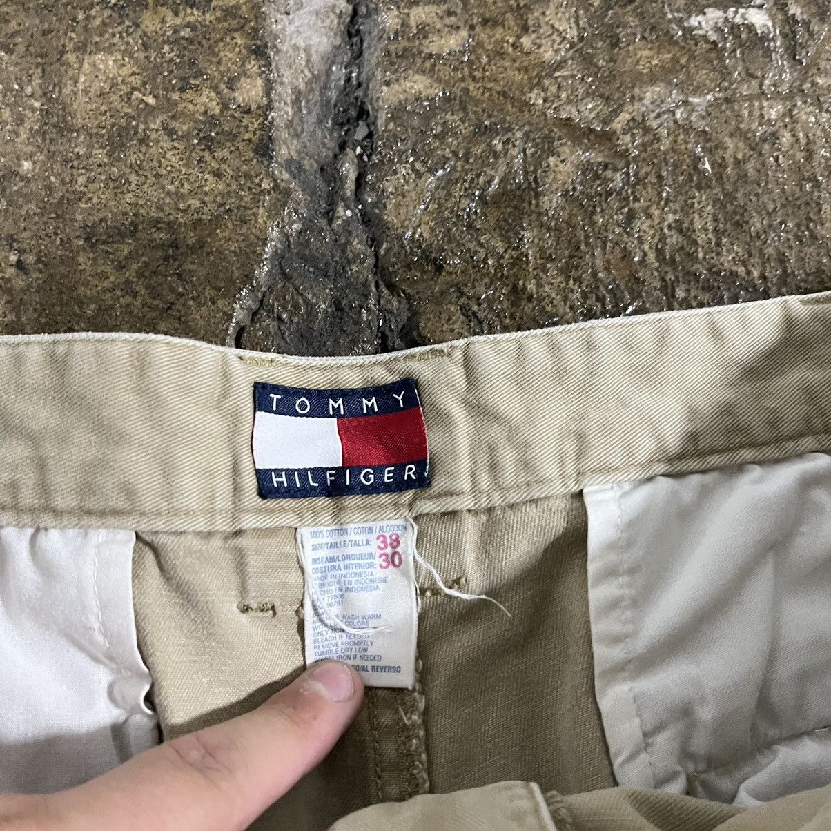 JNCO × Tommy Hilfiger × Vintage Vintage Y2K Tommy Hilfiger Baggy Cargo Pants Skater Wide Leg Size US 38 / EU 54 - 9 Thumbnail