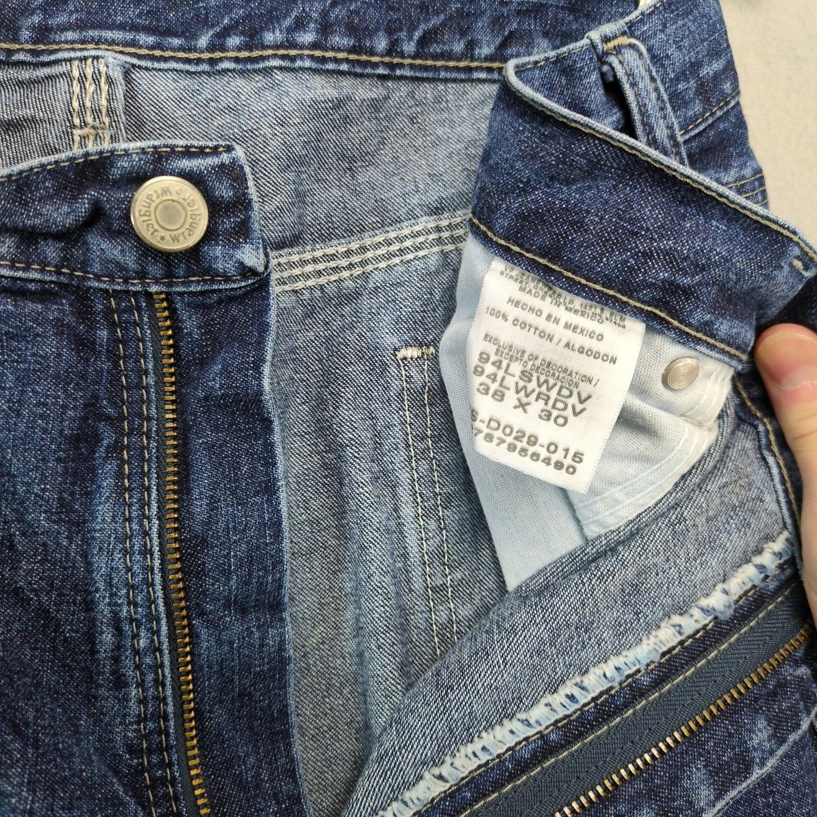 Wrangler Vtg 90s Wrangler Hero Carpenter Jeans Mens 38x30 Relaxed Fit Size US 38 / EU 54 - 3 Thumbnail