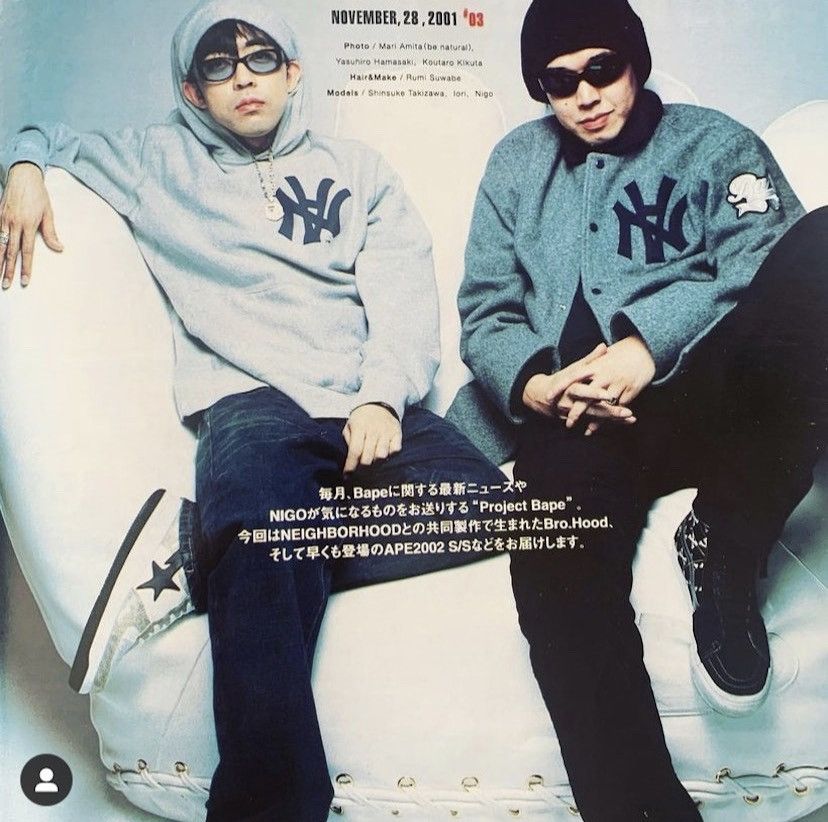 Bape × Neighborhood 2001 Bape x Neighborhood Crewneck Size US L / EU 52-54 / 3 - 12 Thumbnail