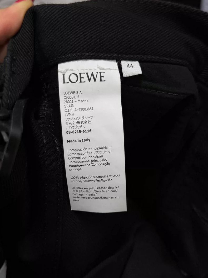 Loewe Loewe Leather logo straight pants Size US 44 / EU 60 - 5 Thumbnail