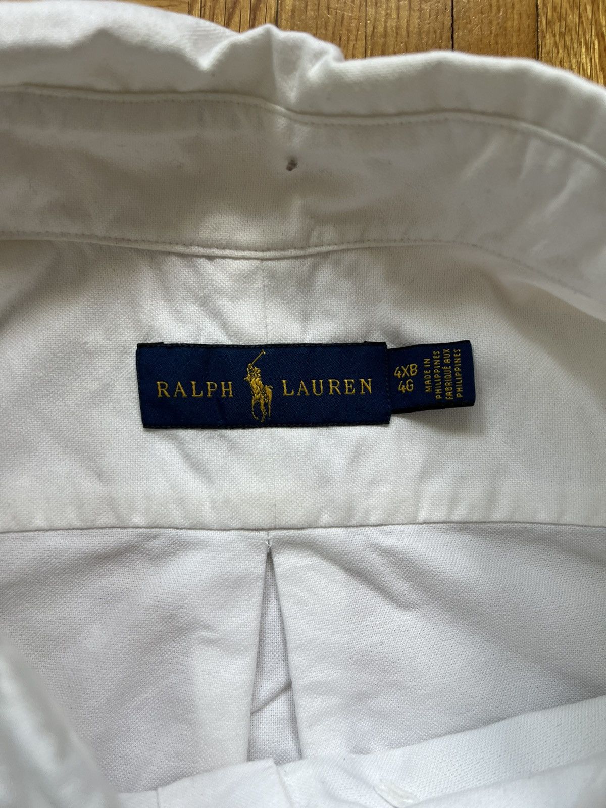 Polo Ralph Lauren 4XL Baggy Shirt Polo Ralph Lauren White New Collection 4XL Size US XXL / EU 58 / 5 - 2 Thumbnail