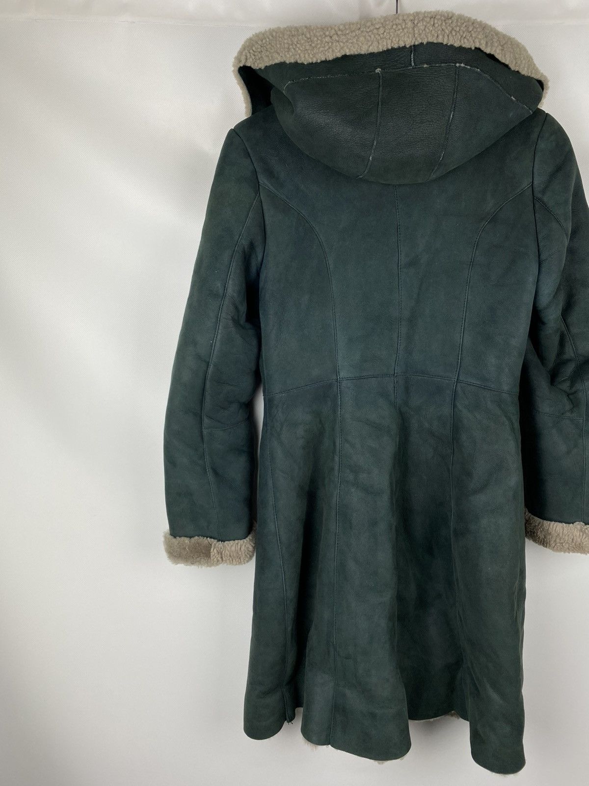 Vintage Vintage Avant-garde ladies shearling fur leather coat jacket Size S / US 4 / IT 40 - 10 Thumbnail