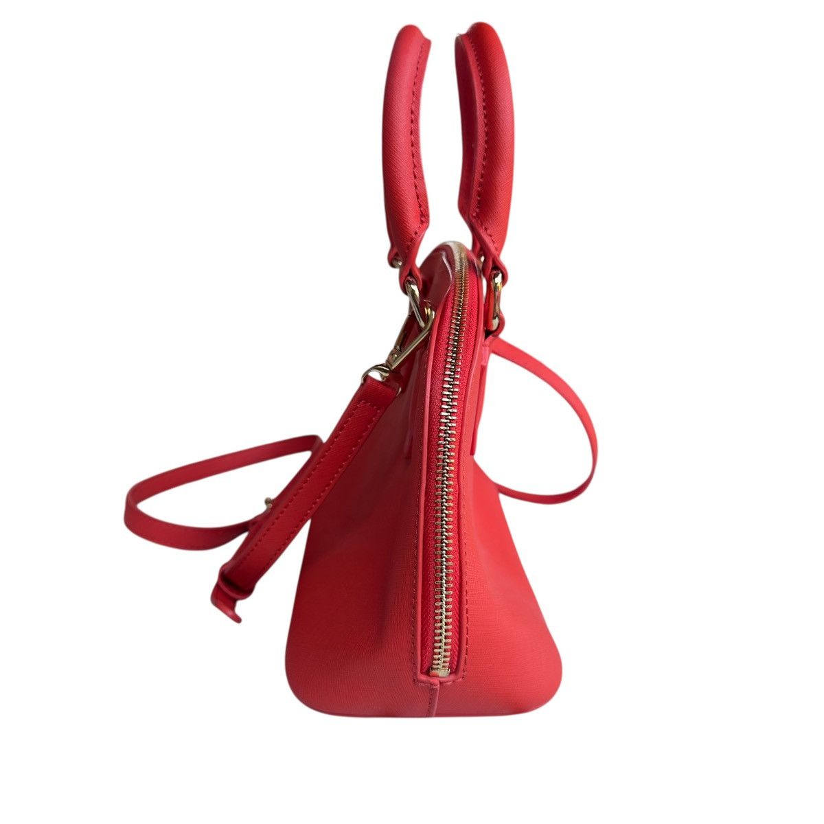 DKNY DKNY Bryant Park Saffiano red satchel crossbody bag Size ONE SIZE - 5 Thumbnail