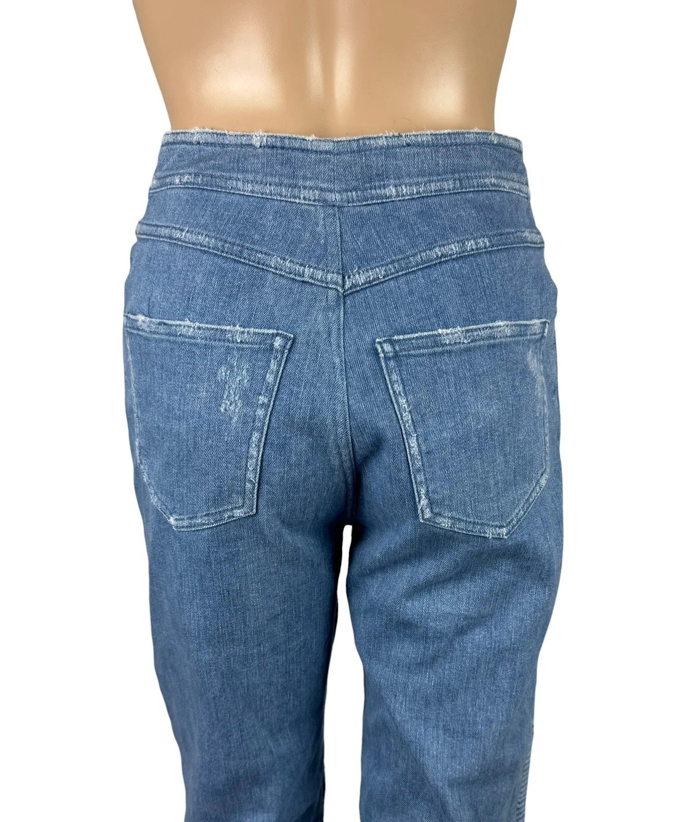Balmain Balmain Moyen Jeans Distressed Retro High Rise size 40 Size 28" / US 6 / IT 42 - 8 Thumbnail
