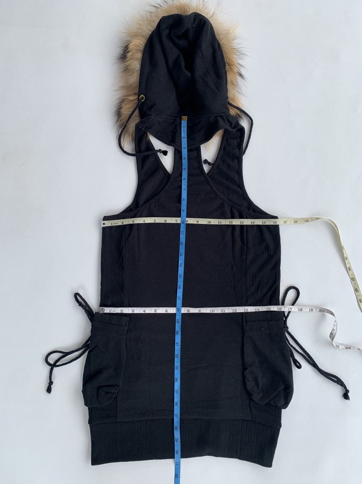 Japanese Brand Crazy Galyge Sexy Tank Dress Fur Hoodie Japanese Brand Size L / US 10 / IT 46 - 9 Thumbnail