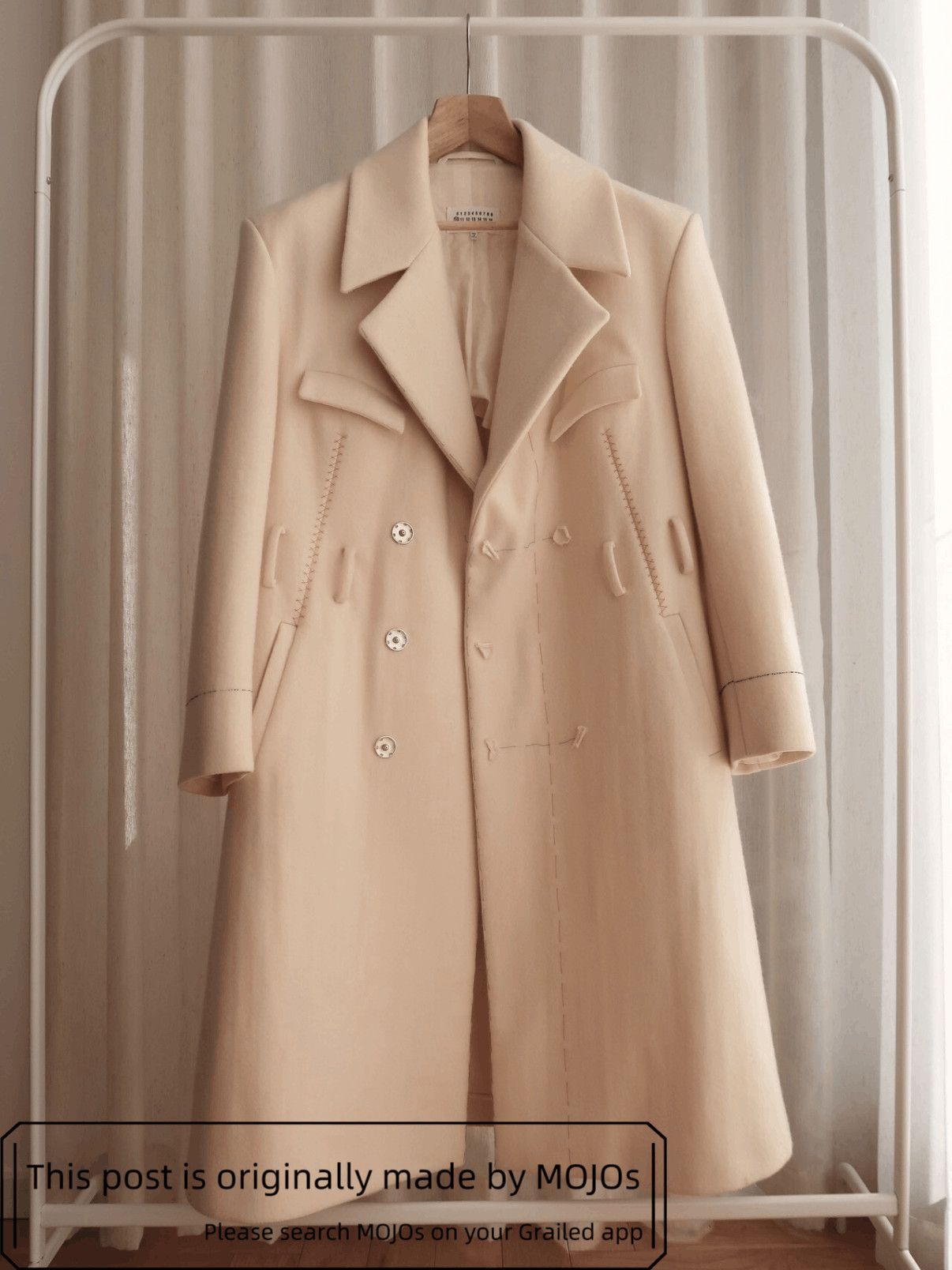 Sz 46 Maison Margiela 20AW Runway Joint Stitch Coat mojos154