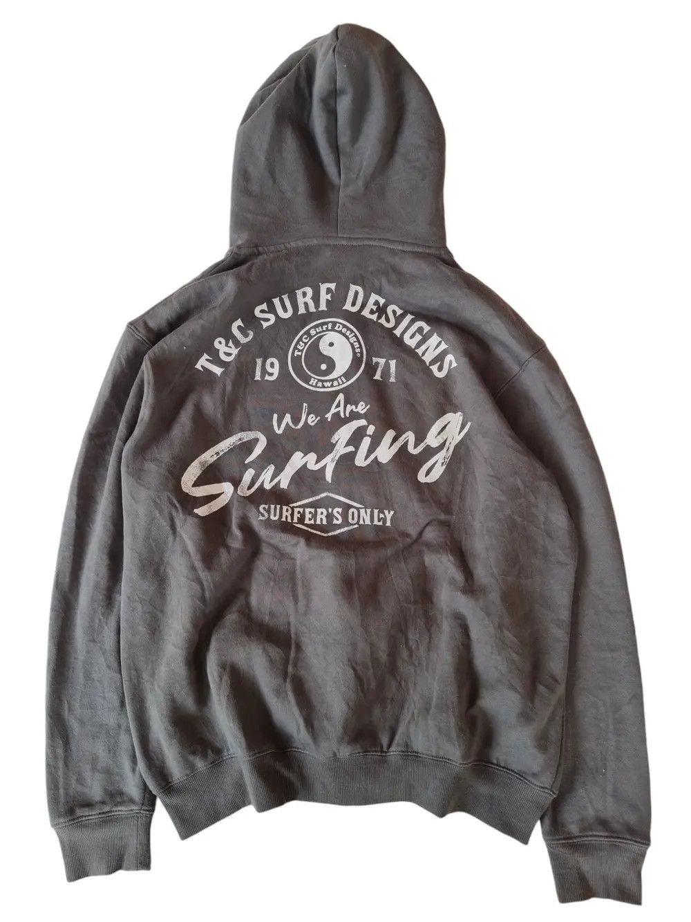 Vintage Vintage T&C Surf Hawaii Hoodie Zipper Size US L / EU 52-54 / 3 - 1 Thumbnail