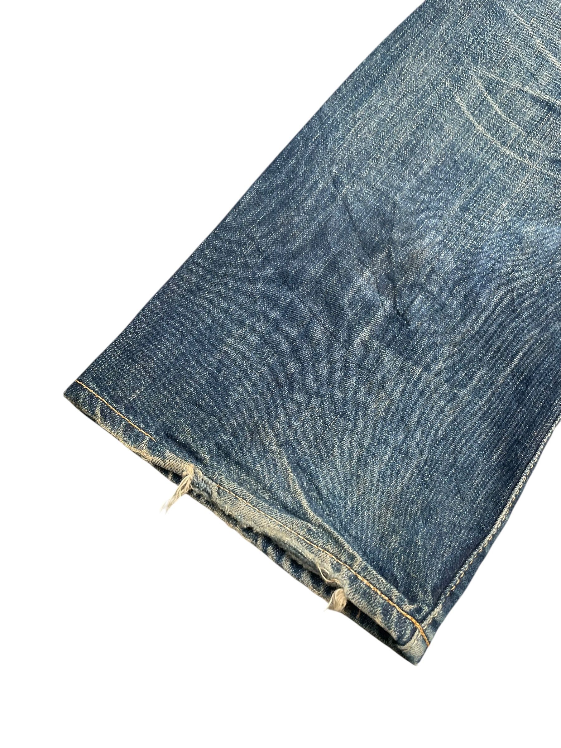 Japanese Brand × Vintage Vintage Back Number Faded Distresed Denim Size US 34 / EU 50 - 8 Thumbnail