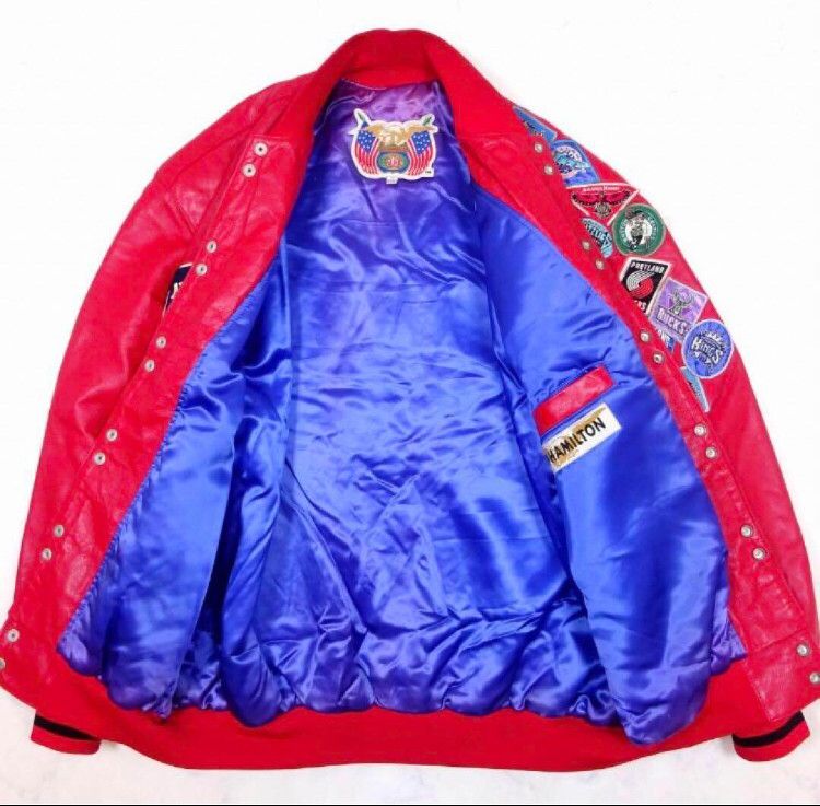 JH Design Jeff Hamilton jh Design NBA ALLleather team logo Jacket Size US XXL / EU 58 / 5 - 2 Thumbnail