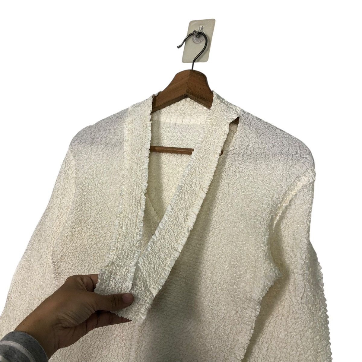 Yoshiyuki Konishi 🔥VINTAGE PLEATED PULL OVER CROPPED YOSHIYUKI KONISHI Size M / US 6-8 / IT 42-44 - 10 Thumbnail