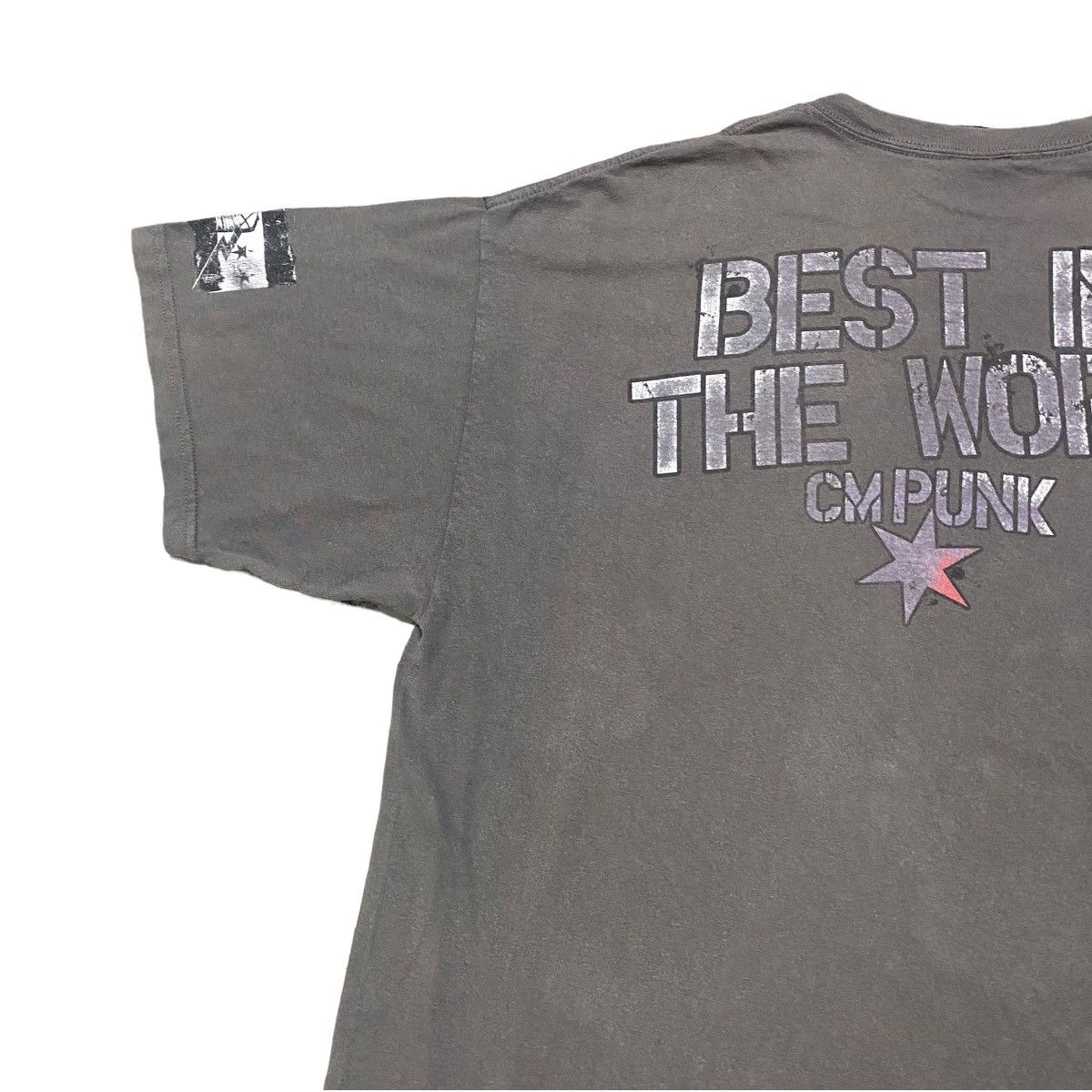 Vintage Vintage Y2K CM PUNK Best in the World Shirt Size US XL / EU 56 / 4 - 10 Thumbnail