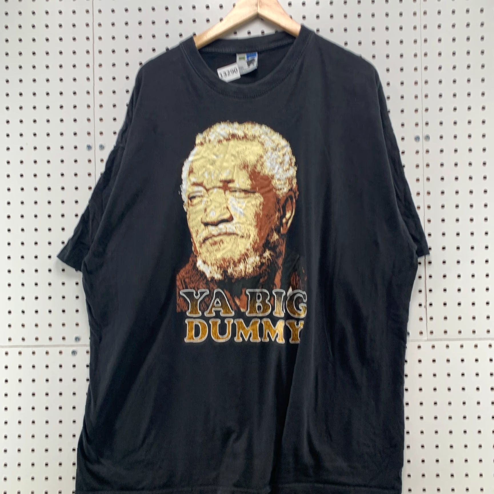 Vintage Sanford And Sons Shirt Ya Big Dummy Black Mens 3XL XXXL Shirt Mens Black 3XL XXXL Size US XXL / EU 58 / 5 - 2 Thumbnail
