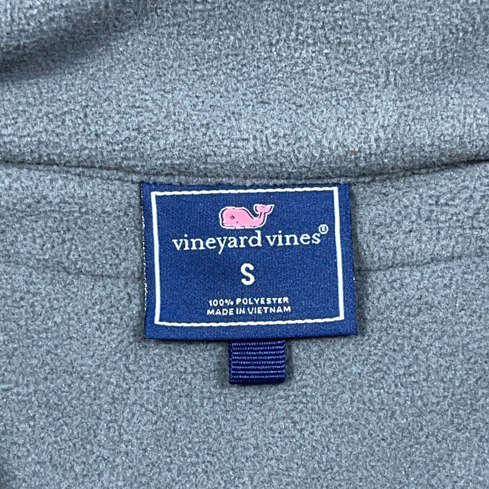 Vineyard Vines Vineyard Vines Sweater Men Small Gray Blue Pullover 1/4 Zip Fleece Sweatshirt Size US S / EU 44-46 / 1 - 3 Thumbnail