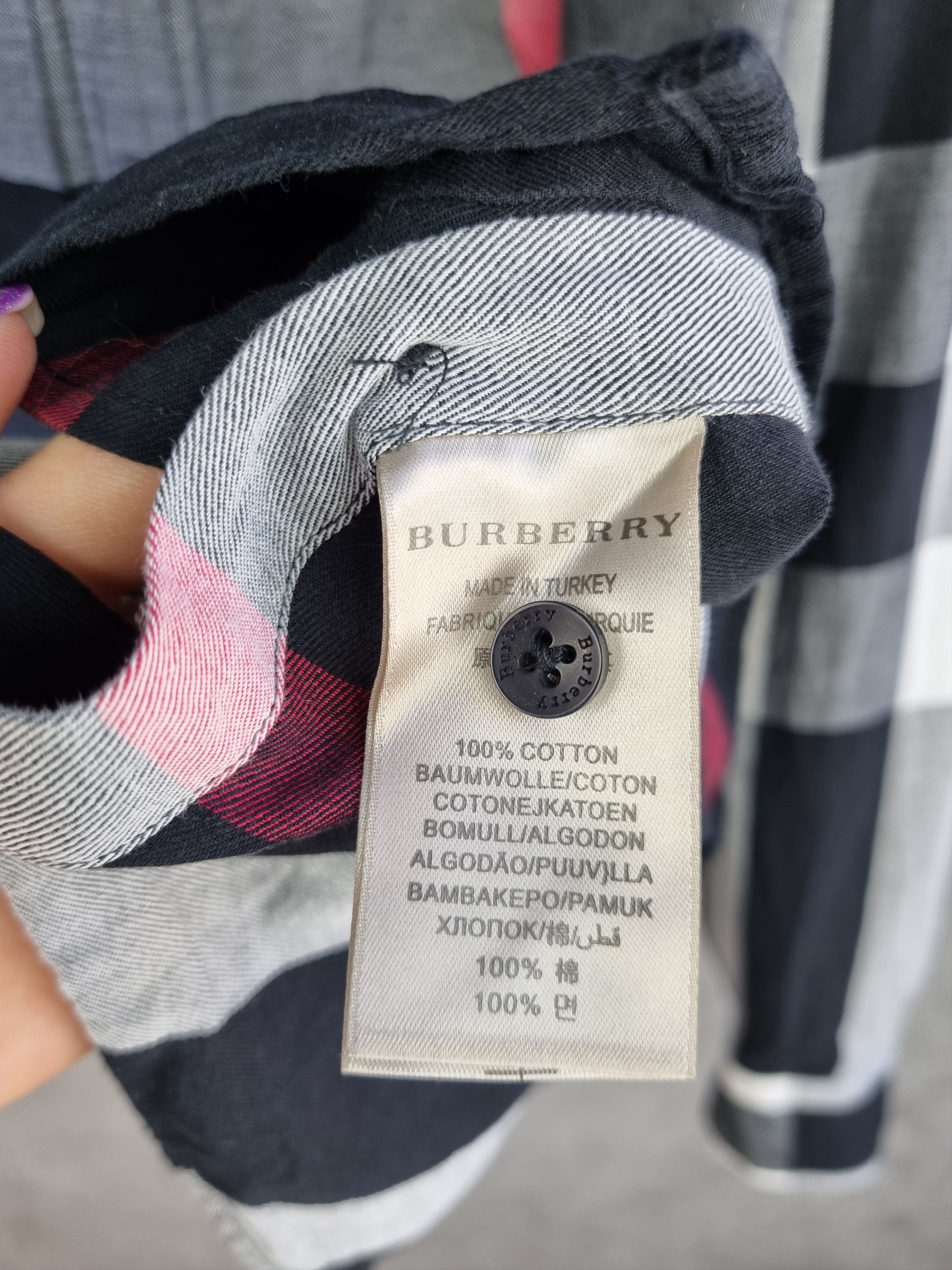 Burberry × Burberry Prorsum Burberry Nova Check Cotton Shirt Size US L / EU 52-54 / 3 - 6 Thumbnail