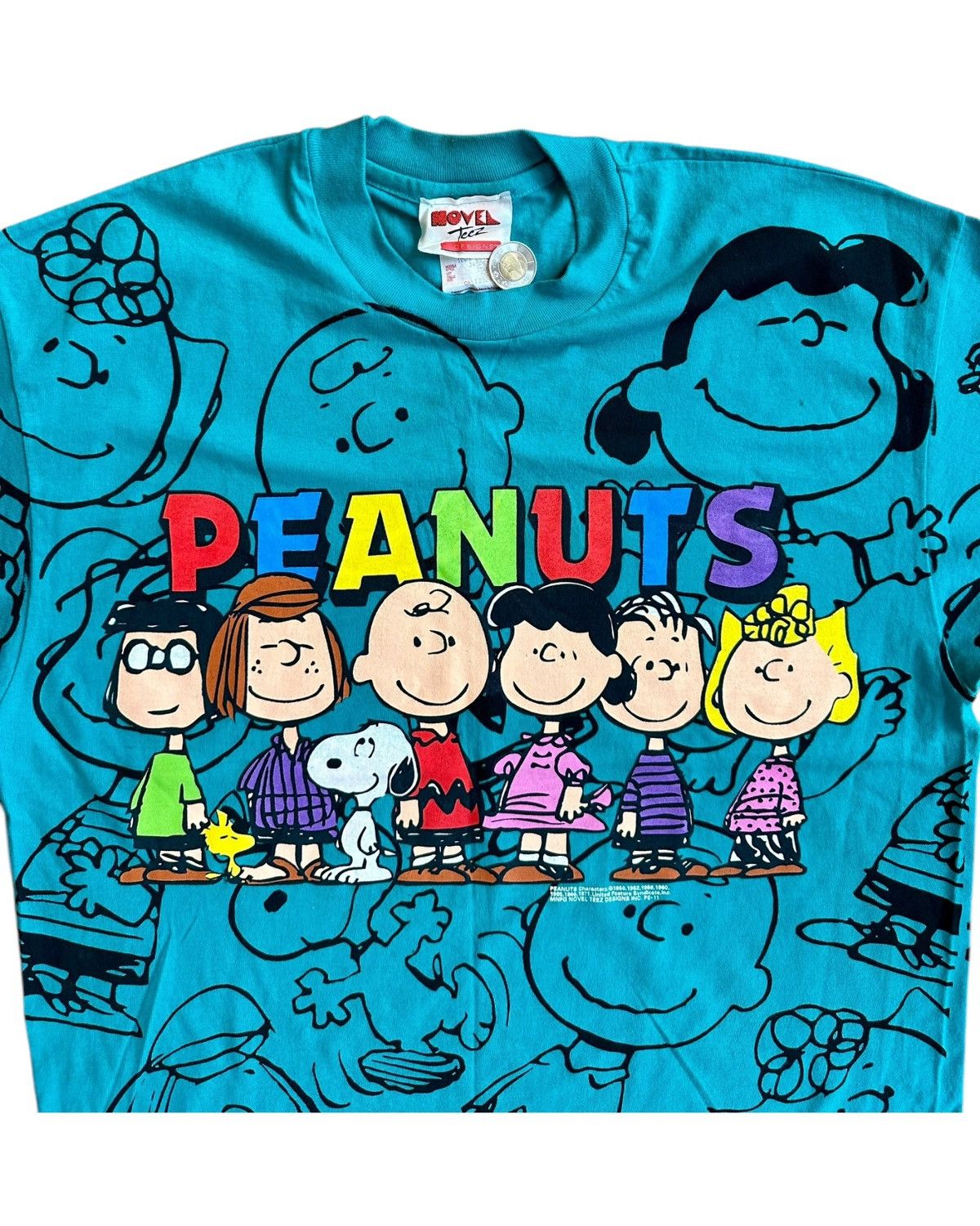 Vintage 1971 Charlie Brown Peanuts Characters Tee Size US XL / EU 56 / 4 - 3 Thumbnail