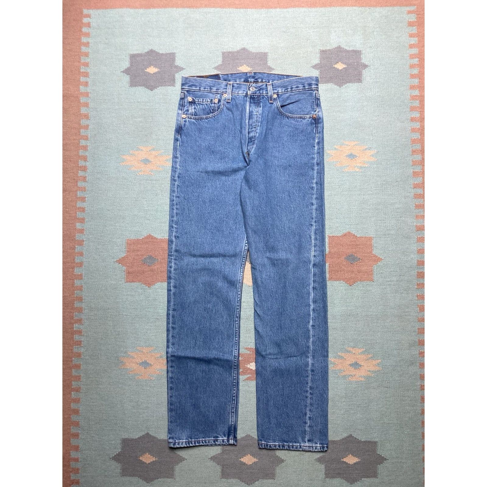 Levi's VINTAGE Levi’s 501 XX Jeans Button Fly Medium Wash Denim Made in Mexico 32x31 Jeans Mens Blue 32 31 Straight XX Levi’s Refined Shoes? Size US 32 / EU 48 - 5 Thumbnail
