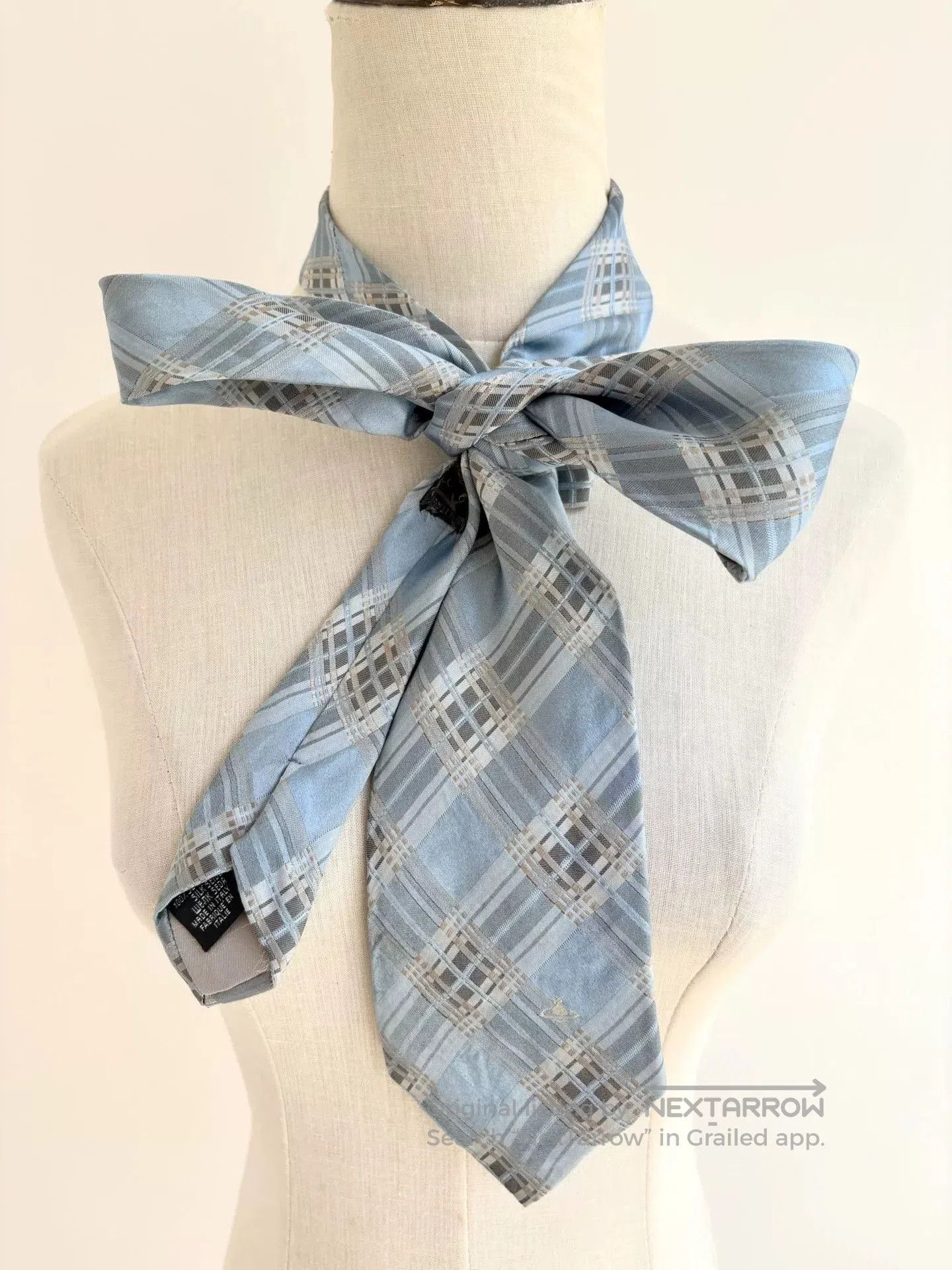 Vivienne Westwood vivienne westwood blue striped necktie. Size ONE SIZE - 1 Thumbnail