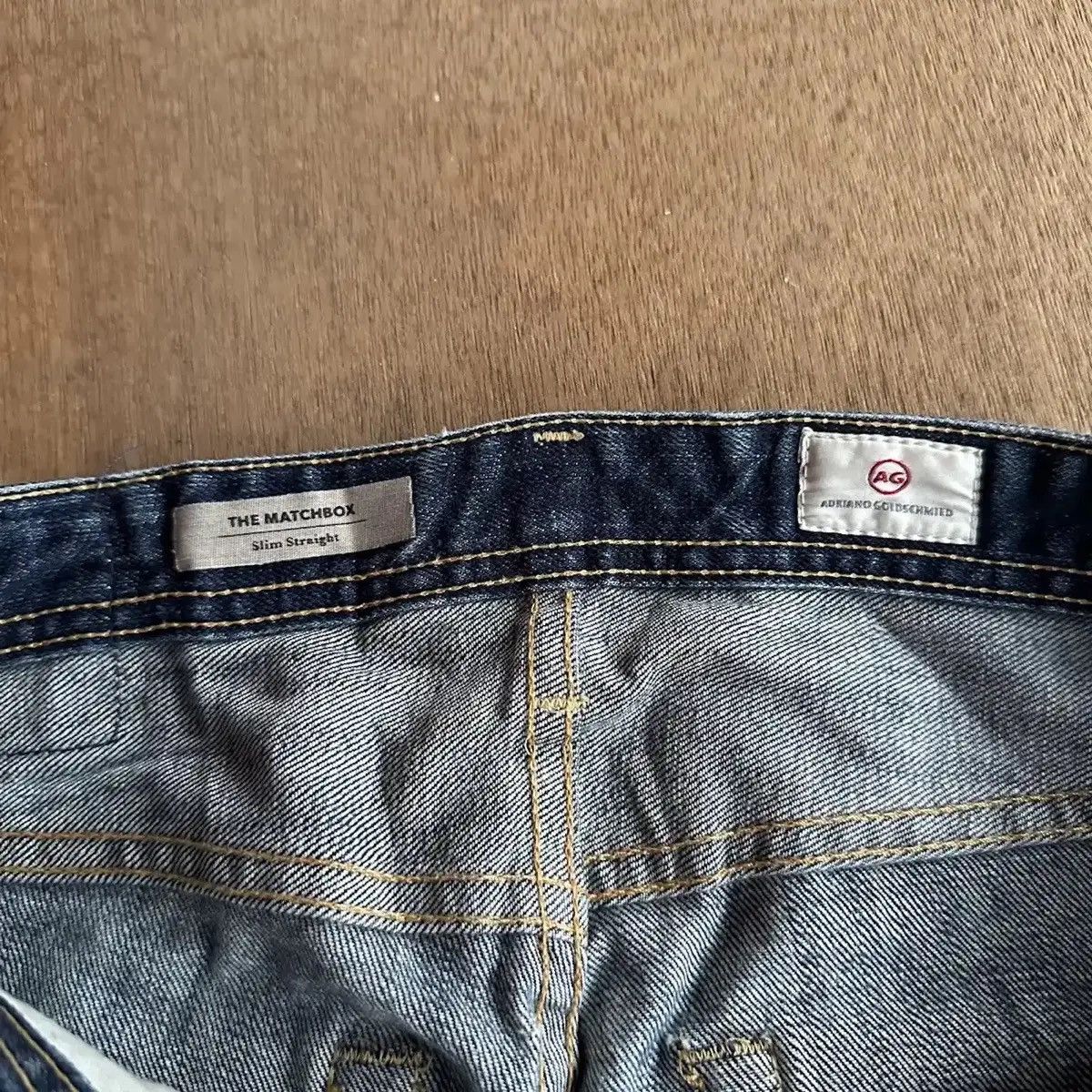 AG Adriano Goldschmied DISTRESSED DENIM ADRIANO GOLDSCHMIED JEANS PANTS MADE IN USA Size US 29 - 11 Thumbnail